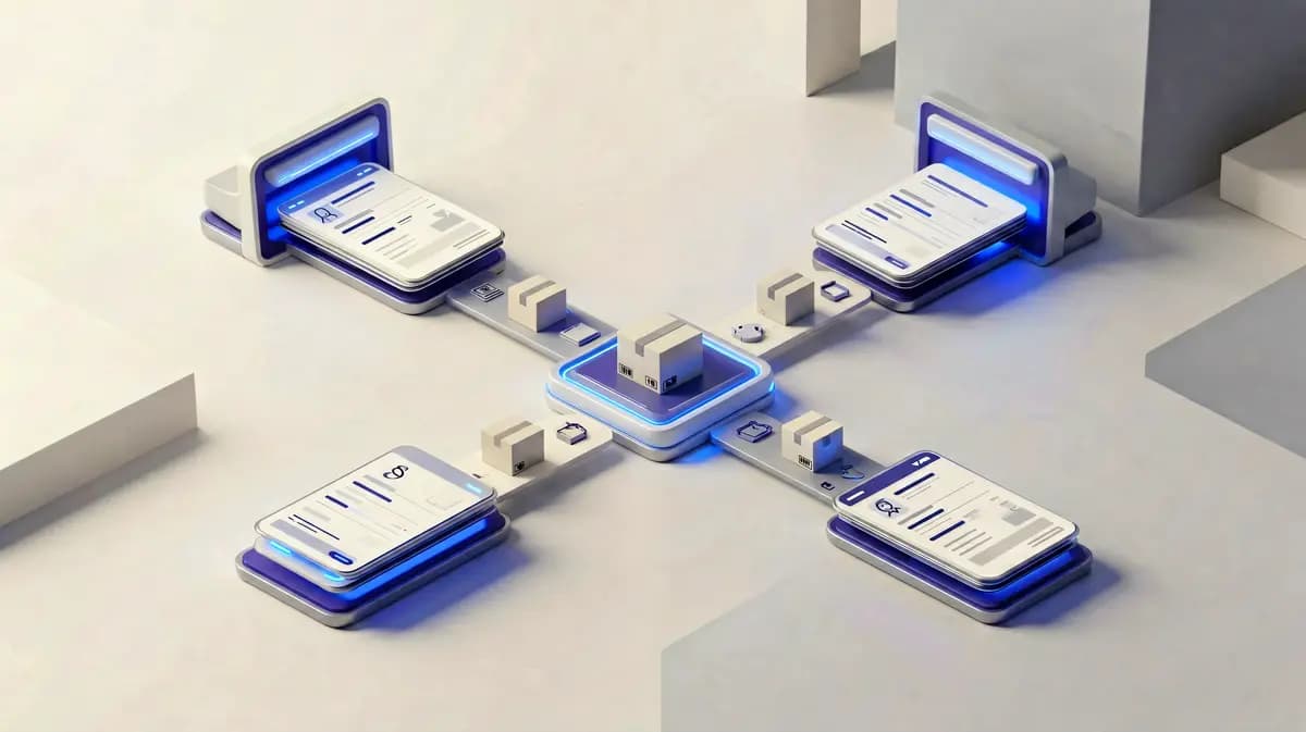 Unified order stream from multiple stores